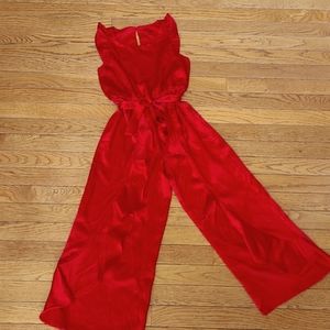Girls Art Class Red Jumpsuit (S 6/6x)